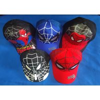 HotToys Spiderman Baseball Cap Boys Grils Hats Superhero Peripheral Cosplay Props Childrens Gift Sunhat Fashion Accessory 3-7y