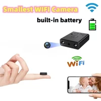 1080P HD Smallest Mini Camera WIFI Built-in Battery IP Remote Monitoring Camcorder IR Night Vision Body Cam Invisible Espia Cam