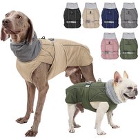 Dog Clothes Luxury Winter Jacket for Small Medium Large Dogs Waterproof Soft Padded Warm Pet Coat Safety Reflective Dog Outfit