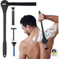 Multi-Function Handle Bandage for Shaver Hair Brush Lotion Applicator Back Hair Shaver Body Shaver Versatile Accessory