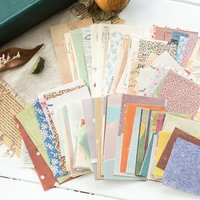 60pcs Floral Series Decorative Material Paper DIY Greeting Card Decoration Envelope Decorative Paper Journal Collage