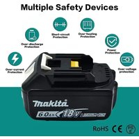 Oryginalna bateria Makita 9000 mAh, model 2026, popularna bateria do narzędzi 18 V, zamiennik dla modeli DHR202, DJV182, DDF487, DTW700, DGA404, DTD173.