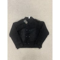 Men's Retro Washed New York Cowboy Jacket Harajuku Street Fashion 2026 Gothic Y2k Buckle Design Fashionable Men's Outerwear