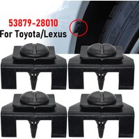 4 Set Car Front Fender Bumper Cover Clip Kit 53879-28010 538790R010 For Toyota Lexus RAV4 Highlander IQ Tacoma Mudguard Fastener