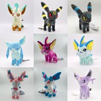 Leafeon Vaporeon Glaceon Sylveon Espeon Umbreon Vaporeon Sylveon Plush Toys Game for Collectible Gift,Soft Plushies Stuffed