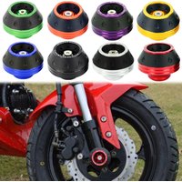 Aluminum Wheel Protection Crash Pads Colorful Motorbike Crash Protector Motocross Tire Frame Slider Moto Equipment Accessories