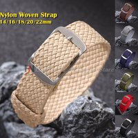 Nylon Woven Watch Band for Perlon for Moonswatch Strap Replacement Men's Women Sport Universal Bracelet 14mm 16mm 18mm 20mm 22mm