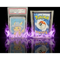 High Quality DIY Ptcg Collectible Card Pokemon Pikachu X Van Gogh Psa Graded 2023 Grey Felt Hat SVP En 085 Gem Mt 10 Collectors