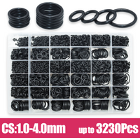 3230p O-ring Nitrile Rubber Oring NBR Seal Gasket Oring CS 1/1.5/2.0/2.4/3.1/4.0mm Car Auto Vehicle Repair Oil Resistant O Ring