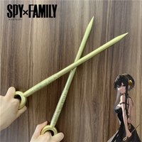 1:1 Cosplay Weapon Princes Yor Forger Needles Props Golden Accessories Role Play Weapon Model Safety PU 37cm