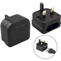 EU 2pin To UK 3pin Plug Adapter With 3A/5A/13A Fuse UK British Electrical Socket Outlet Travel Converter Socket AC Power Outlet