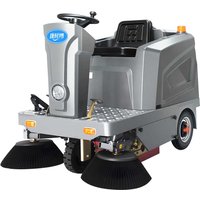 New Automatic Street Road Cleaning Machine Floor Scrubber Industrial Electric Ride-on Sweeper for Factory Without Shipping