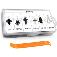 For Tesla Model 3 Y S X 85PCS Clips Retainers Fasteners Door Panel Bumper Fender Engine Hood Support Rod For Tesla Accessories
