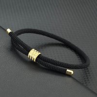 Luxury Gold Color Stainless Steel Rope Bracelet Men 7 Colors Grade A Cord Chain Braslet Locomotive Cool Riding Hand Accessories