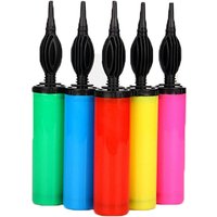 Hand Pushed Balloon Inflation Tube Mixed color Manual Bidirectional Inflation Pump Portable Oblique Mouth Balloon Inflation Tube
