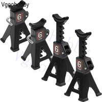 4Pcs 1/24 RC Scale Toy Decoration Metal RC Toy Jack Stands Simulation for 1/18 1/24 Crawler SCX24 AX24 TRX4M FCX24 Crawler Car