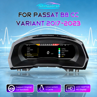 12,3'' HD LCD-Armaturenbrett-Instrumentencluster für VW Magotan Variant Passat B8 CC Baujahre 2017-2023 Virtuelles digitales Tachometer-Panel Cockpit