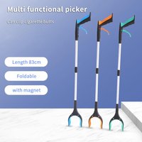 1PCS Foldable Litter Picker Aluminum Alloy Grabber Tool with Magnet for Garbage Pickup