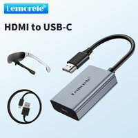 Lemorele HDMI to Type-C Adapter 4K 60HZ USB-C AR Glasses Video Adapter For XREAL Nreal Air Rokid Glasses Head Mounted Display