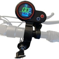 Wyświetlacz LCD do hulajnogi elektrycznej Hitway H5 z blokadą, akcesoria do deski rozdzielczej.