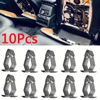 10PC Car Seat Clip Interior Seat Backrest Panel Clip Heavy-Duty V-Shaped Metal Clip Fastener For Audi A3 A4 A5 A6 A8 Q3 Q5 Q7 TT