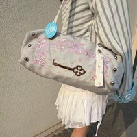 Large Capacity Travel Bag Women's Handheld Fitness Bag Short Trip Luggage Bag Universal Airplane Bag 2026 New Style Nylon Mat...