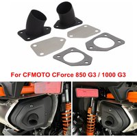 Końcówki wydechowe do CFMOTO CFORCE 850 1000 G3 2024+ – elementy końcowe ze stali nierdzewnej, 50 mm, z uszczelkami i sitkami zapobiegającymi iskrom, obniżające temperaturę.