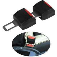 2PC Car Seat Belt Clip Extender Safety Seatbelt Lock Buckle Plug Thick Insert Socket Extender Safety Buckle Seat Belt Accessorie
