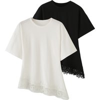 Lace T-shirt Blouse Summer Women's 2026 New Fashion O-neck Elegant Summer T-shirt Women's Chic Comfortable Youth Holiday Tops