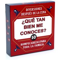 Plus Version 2x2inch Spanglish Family Card Game 50 Conversation Starters in Spanish Interactive Adult Board Game Dinner Party