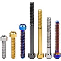AliExpress Wanyifa Titanium Bolt M6x 10 15 20 25 30 35 40 45 50 55 60 65 70 80mm Torx Head Ti Screws for Bicycle Motorcycle