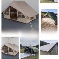 Oxford Cloth Camping Tent Rain Cover Cotton Fabric Inflatable Waterproof Sunshade for Outdoor Travel And Mountain Climbing