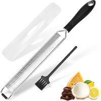1pc Stainless Steel Wire Grater Plastic Anti Slip Handle Cheese Grater Garlic Fruit Grater Chocolate Lemon Grater Kitchen Gadget