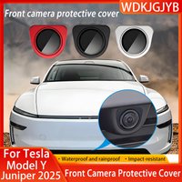 For Tesla Model Y Juniper 2025 Camera Cover Anti-collision Front Camera Protective Cover Waterproof HD Exterior Car Accessories