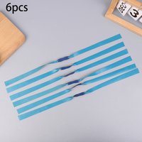 6Pcs Sling Strong Flat Rubber Bands 0.8MM Thickness Sling Replacement Bands Hunting Elastic Bands