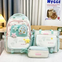 Ensemble de sacs à dos en nylon de couleur assortie, grande capacité, haute qualité, multifonctionnels et durables pour femmes, collection 2025 – Vente chaude