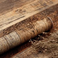 Brown Wood Wallpaper Peel and Stick Shiplap Self Adhesive Contact Paper for Cabinet Countertop Shelf Drawer Wall Door