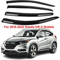 For 2015-2022 Honda HR-V HRV JDM 3D Wavy Mugen Style Window Visors Rain Guards