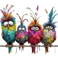 Funny Bird Creative Glass Window Decorative Stickers For Windows Glass Wall Mirror Festival Home Decoration Decals