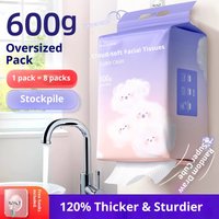 Disposable Thickened Large Cotton Face Towels, Pure Cotton, Hanging Pull Type, Facial Cleansing Soft Towels for Beauty Salons