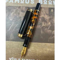 Admok M800 Fountain Pen Acrylic Gold/Silver Bock Schmidt F/M/EF/B 0.5/0.7/1.0MM Nib Ink Pen Business Office Supplies Gift