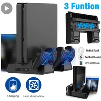 Stand Fan For Support Sony Play Station PS4 Pro Slim Console Playstation PS 4 Game Controller Cooler Accessories Cooling Control