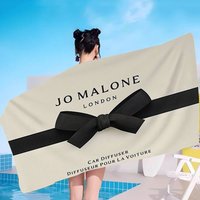 J-Jo M-Malone LOGO Fashion Microfiber Printed Beach Towel Mountain Climbing Yoga Beach Swimming Running Absorbent Soft Towel