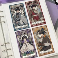 Game Anime Lord of Mysteries Laser Ticket Bookmark Small Card Cosplay Birthday Gift Collection Suit New Role Play