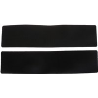 2Pcs/Set Adhesive License Plate Holder Frameless Black Weather-proof Number Plate Holder for Vehicles/Car/SUV Accessories