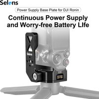 Selens Stabilizer Power Supply Base Plate Aluminum Alloy Continuous Power Supply Base Photography Accessories Smart Charge Base