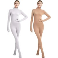 New Adult Full Body Zentai Suit kids lady Spandex Second Skin Tight Suits Halloween Party Cosplay Costume Solid Color