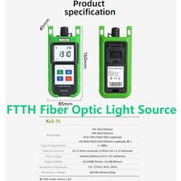KomShine KLS-35 Fiber Optic Light Source Single Mode 1310/1550nm and Multimode 850/1300nm Handheld Fiber Optic Tools SM MM