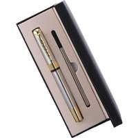 Versatile Silver Ballpoint Pen Gift Set Ballpoint Line Luxury with Gift Box Professional Black Refill Ballpoint Pens Home