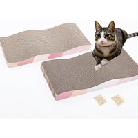 Cat Scratching Board cat Scratcher Scratch Pad Cardboard cat scratchers for Indoor Cats Large Corrugated with Catnip furniture
